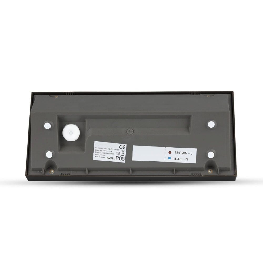 Applique a LED da esterno LED/12W/230V 6400K IP65 nero