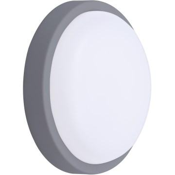 Applique a LED da esterno LED/13W/230V 4000K IP54 grigio arrotondato