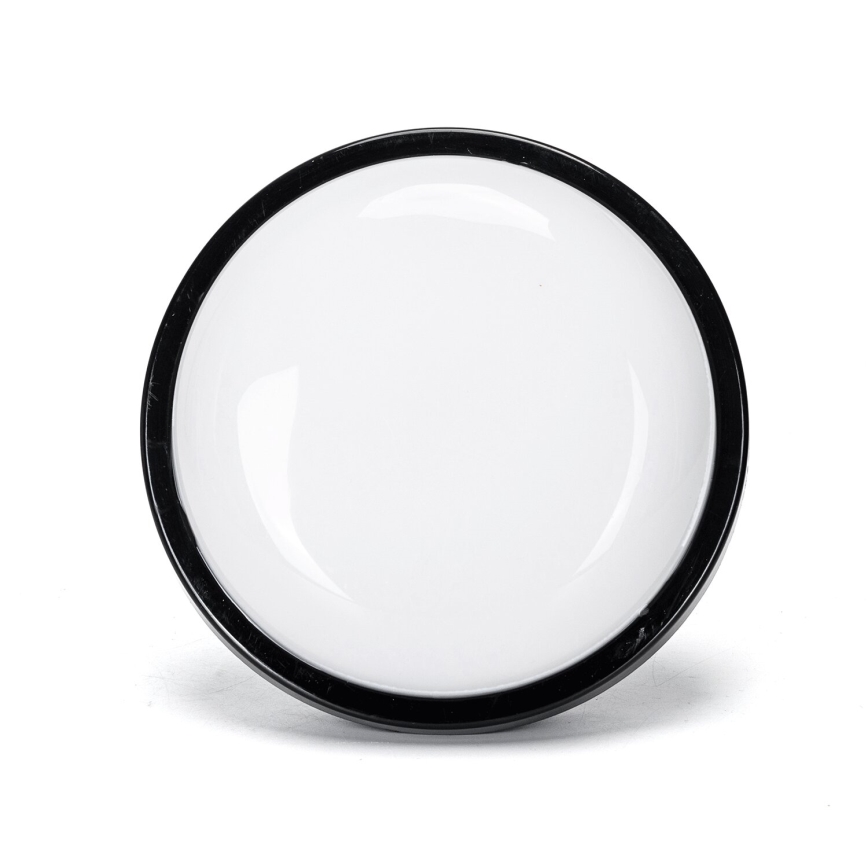 Applique a LED da esterno LED/15W/230V 6500K diametro 15,5 cm nero IP65