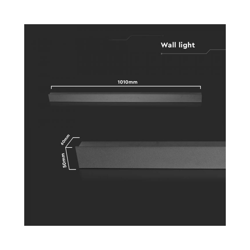 Applique a LED da esterno LED/16W/230V 3000K IP65 antracite