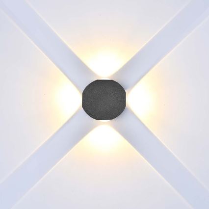 Applique a LED da esterno LED/4W/230V 3000K IP54 nero