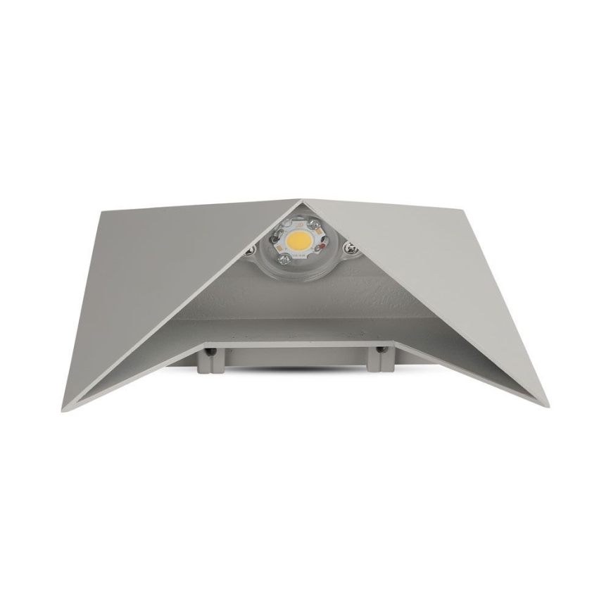 Applique a LED da esterno LED/5W/230V 3000K IP65 grigio