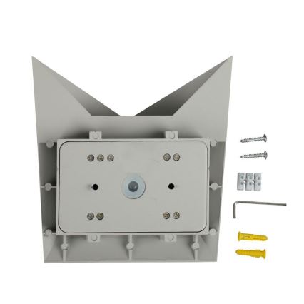 Applique a LED da esterno LED/5W/230V 3000K IP65 grigio