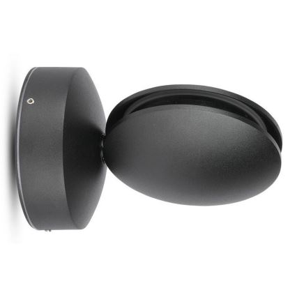 LED da esterno wall flexible chiaro LED/7W/230V 3000K IP65 nero