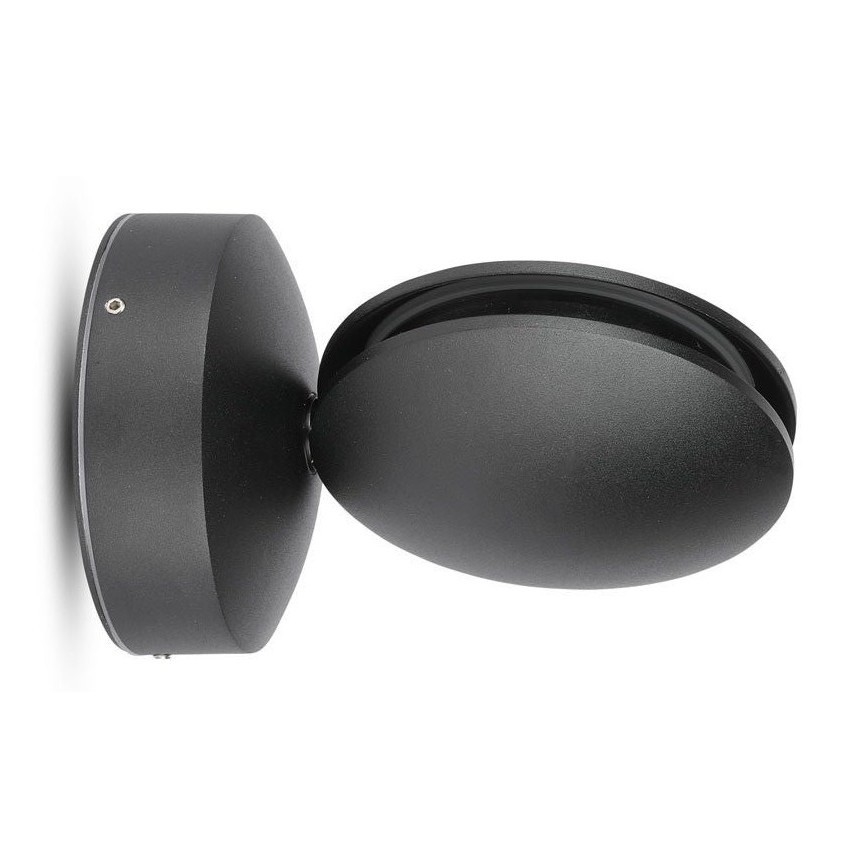 LED da esterno wall flexible chiaro LED/7W/230V 3000K IP65 nero