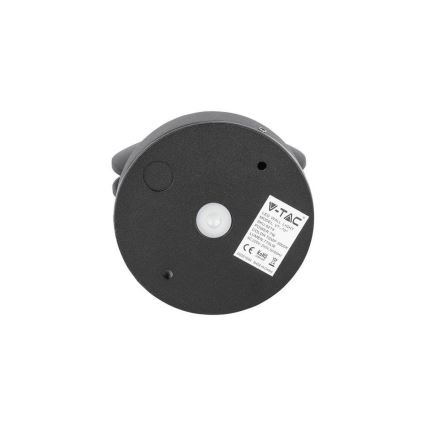 LED da esterno wall flexible chiaro LED/7W/230V 3000K IP65 nero
