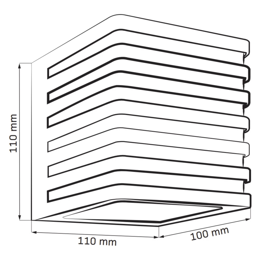 Applique a LED da esterno MAXWELL LED/10W/230V IP54 antracite