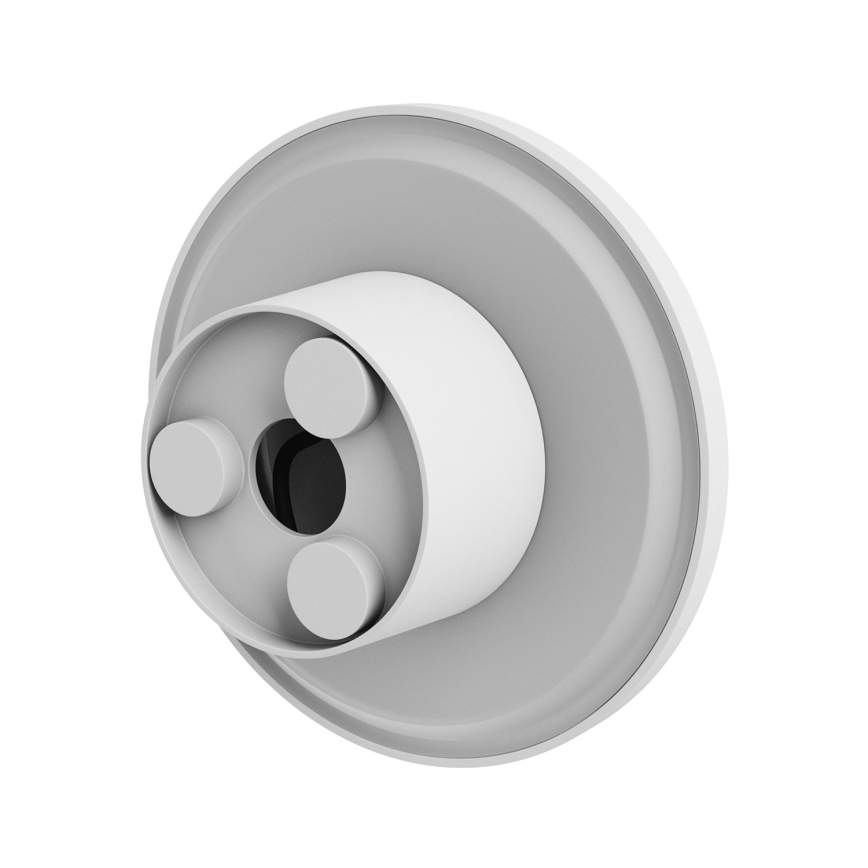 Applique a LED da esterno PIATTA LED/18W/230V 3000/4000/6000K diametro 25 cm IP44 bianco
