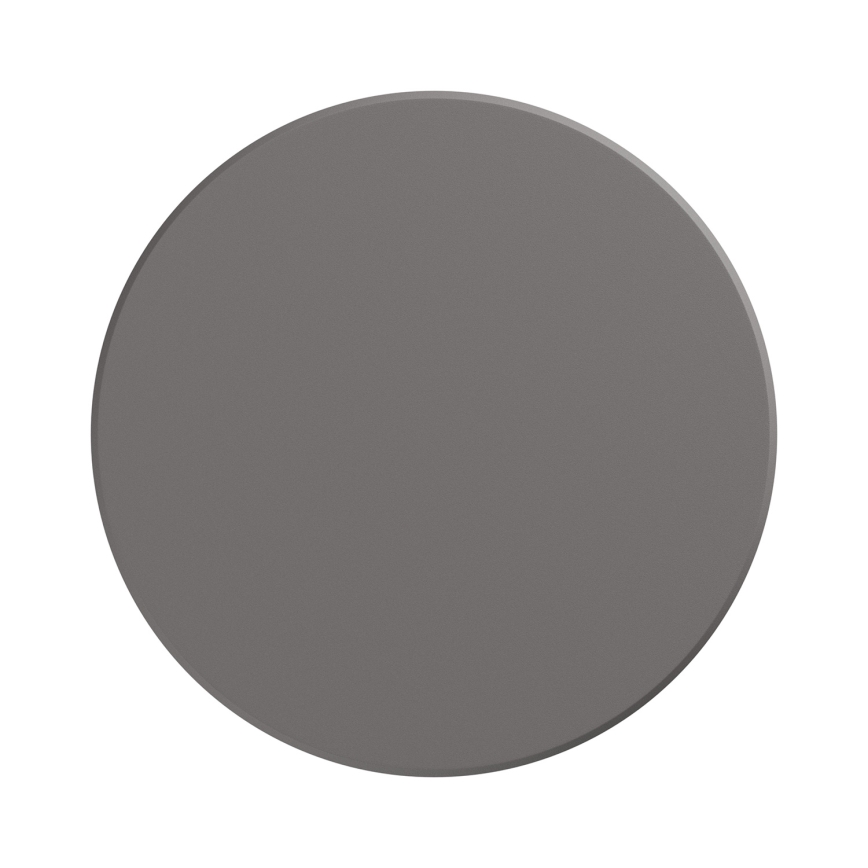 Applique a LED da esterno PIATTA LED/18W/230V 3000/4000/6000K diametro 25 cm IP44 grigio