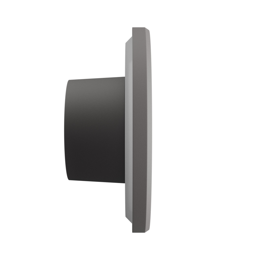 Applique a LED da esterno PIATTA LED/18W/230V 3000/4000/6000K diametro 25 cm IP44 grigio