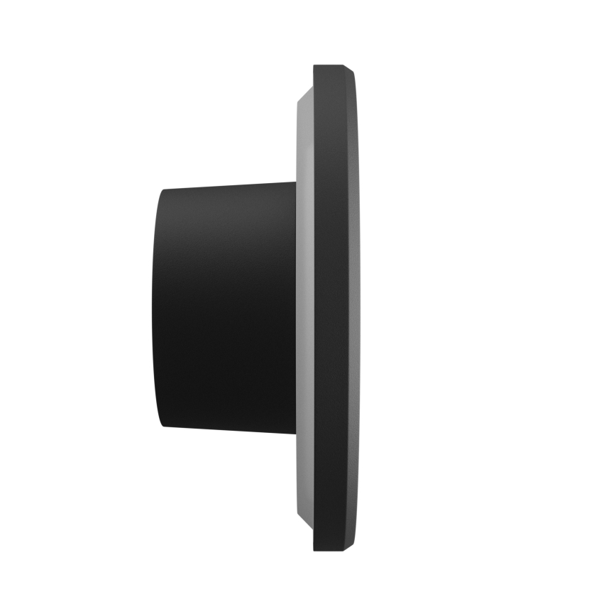 Applique a LED da esterno PIATTA LED/18W/230V 3000/4000/6000K diametro 25 cm IP44 nero