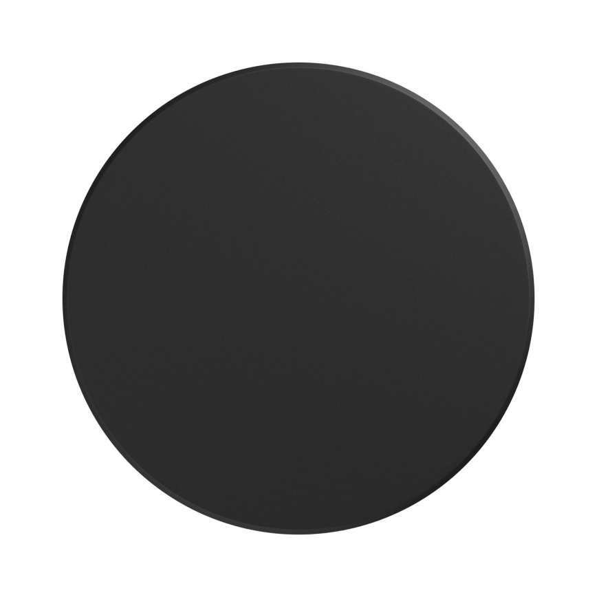 Applique a LED da esterno PIATTA LED/18W/230V 3000/4000/6000K diametro 25 cm IP44 nero