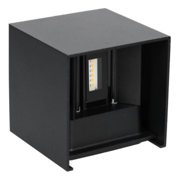 Applique a LED da esterno QUERK 2xLED/3W/230V 3000K IP54 nero