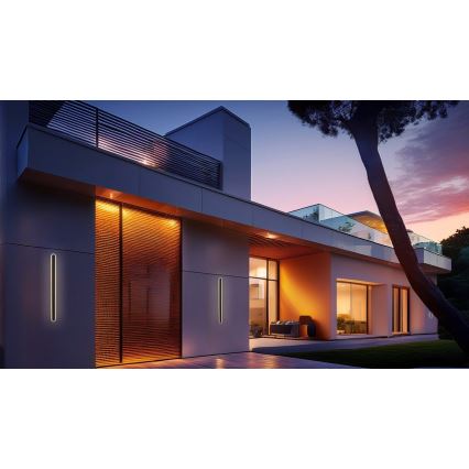 Applique a LED da esterno STICK LED/36W/230V IP65 3000K 120 cm