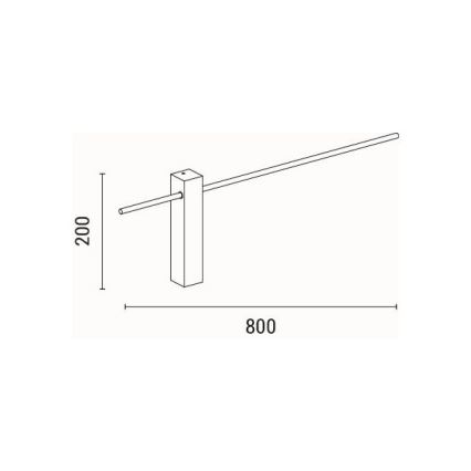 Applique a LED LED/10W/230V 3000K