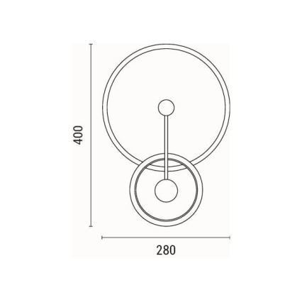 Applique a LED LED/15W/230V 3000K