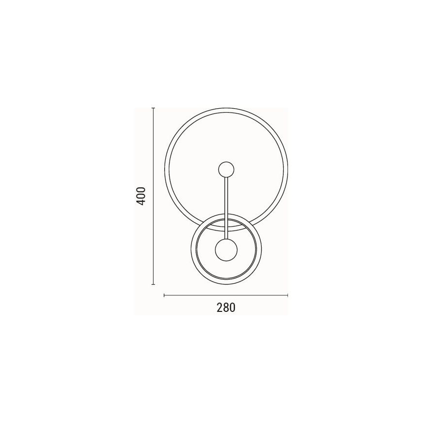 Applique a LED LED/15W/230V 3000K