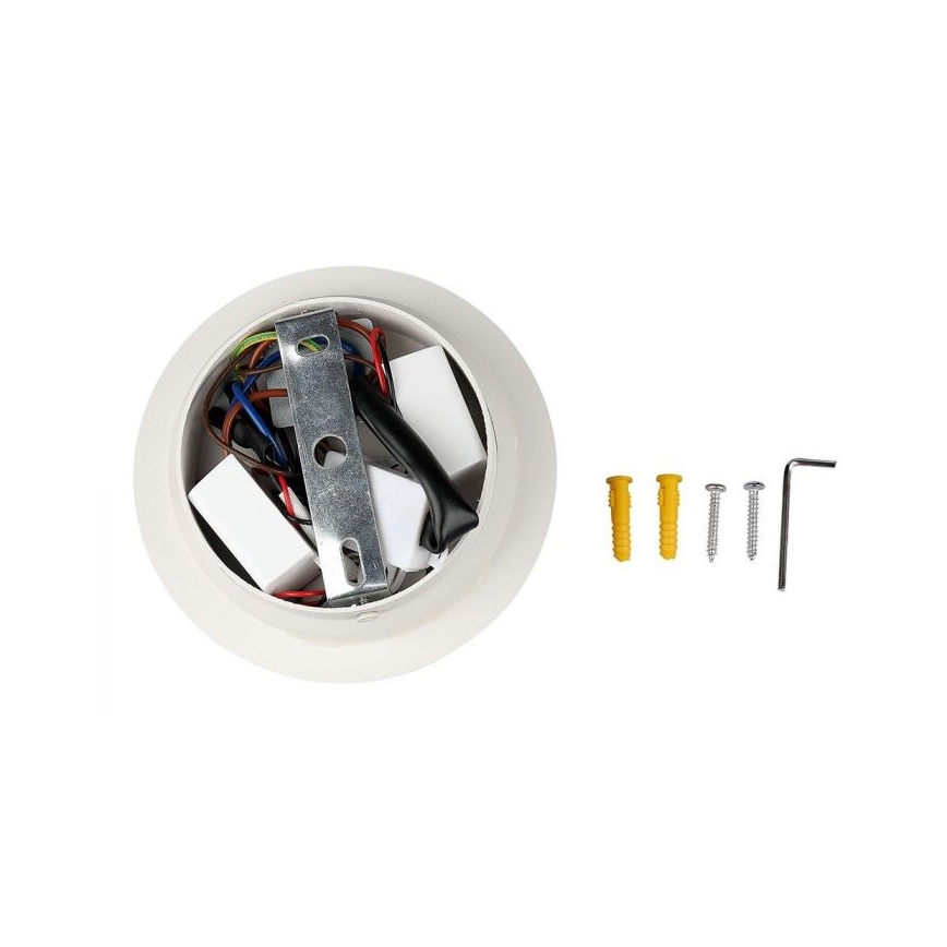 Applique a LED LED/3W/230V + LED/6W/230V 3000K bianco