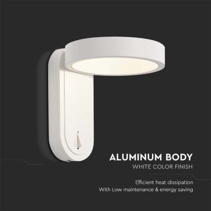 Applique a LED LED/5W/230V 3000K/4000K bianco