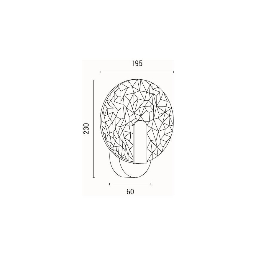 Applique a LED LED/8W/230V 3000K