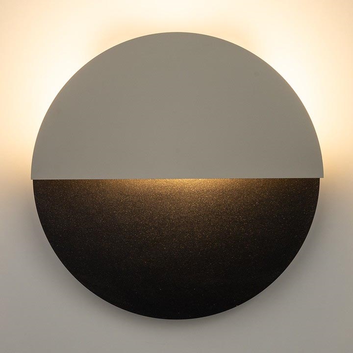 Applique a LED LUNA LED/7W/230V diametro 26 cm nero/beige
