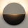 Applique a LED LUNA LED/7W/230V diametro 26 cm nero/beige