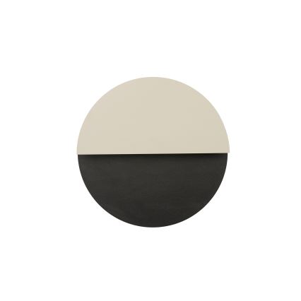 Applique a LED LUNA LED/7W/230V diametro 26 cm nero/beige