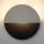 Applique a LED LUNA LED/7W/230V diametro 36 cm nero/beige