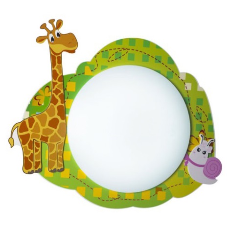 Applique a LED per bambini 1xLED/15W/230V giraffa