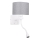 Applique a LED POLO 1xE27/2W+LED/230V bianco