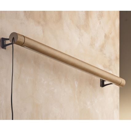 Applique a LED ROLLO LED/30W/230V legno
