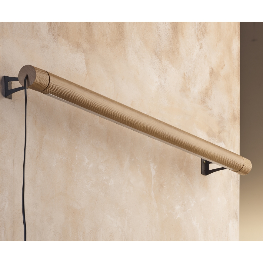 Applique a LED ROLLO LED/30W/230V legno