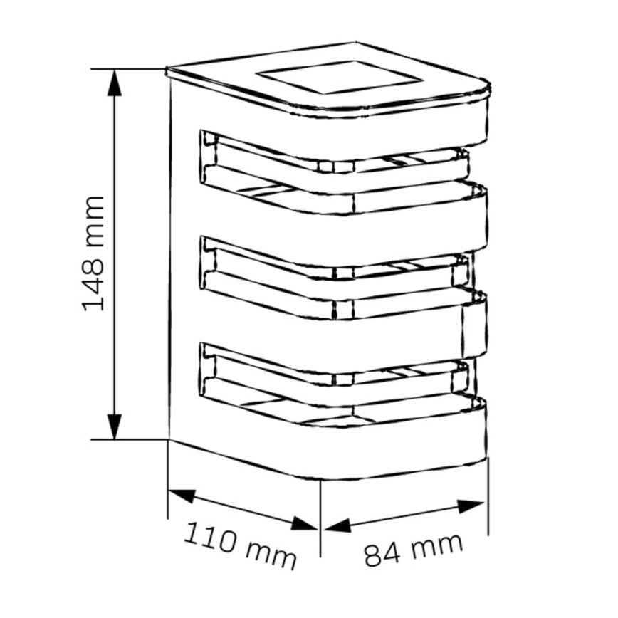 Applique a LED solare AGIDE LED/1,2V 300 mAh IP44