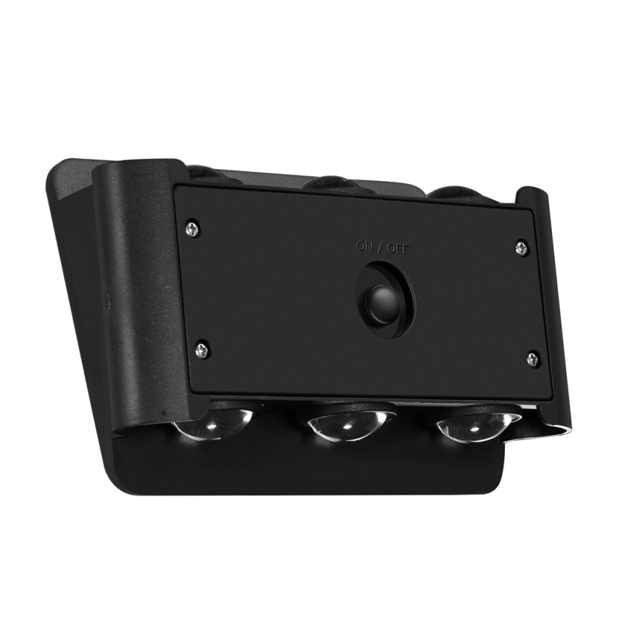 Applique a LED solare ALF LED/4W/1300 mAh 3000K IP54 nero