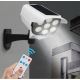 LED Solar maketa bezpečnostní kamery con sensore KAMERA LED/1W/3,7V IP44 + telecomando