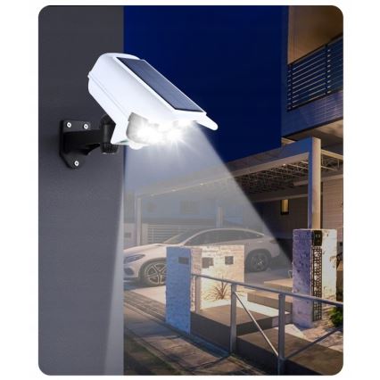 LED Telecamera di sicurezza fittizia solare con sensore KAMERA LED/1W/3,7V 1200 mAh IP44 + telecomando