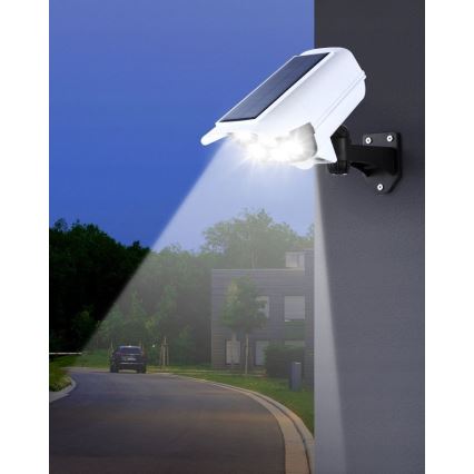LED Telecamera di sicurezza fittizia solare con sensore KAMERA LED/1W/3,7V 1200 mAh IP44 + telecomando