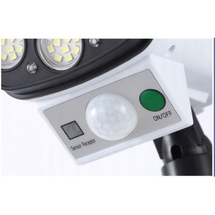 LED Telecamera di sicurezza fittizia solare con sensore KAMERA LED/1W/3,7V 1200 mAh IP44 + telecomando