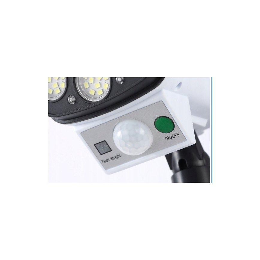 LED Telecamera di sicurezza fittizia solare con sensore KAMERA LED/1W/3,7V 1200 mAh IP44 + telecomando