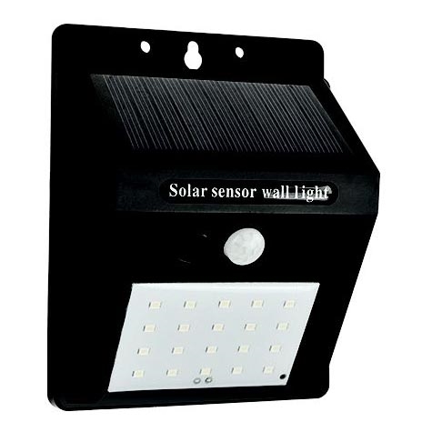 Applique a LED solare con sensore LED/0,55W/3,7V 1200mAh 6500K IP65