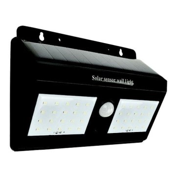 Applique a LED solare con sensore LED/1,2W/3,7V 1200mAh 6500K IP65