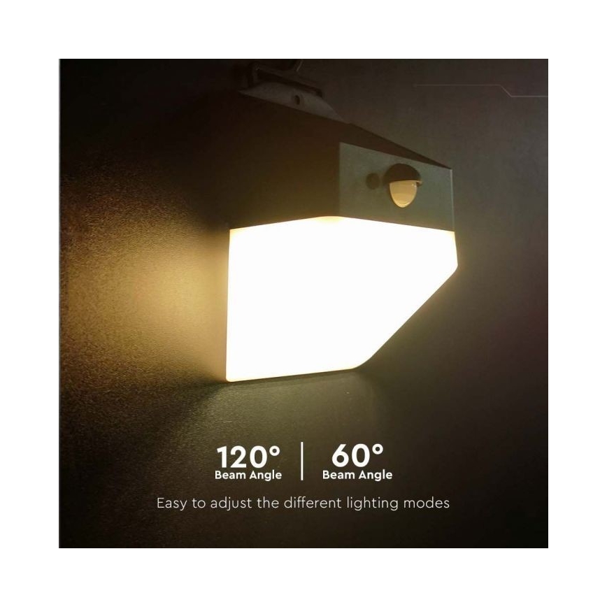 Applique a LED solare con sensore LED/2W/3,7V 4000K IP65