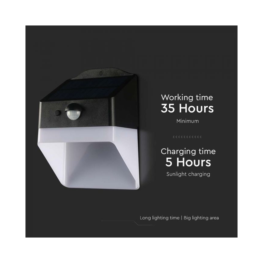 Applique a LED solare con sensore LED/2W/3,7V 4000K IP65