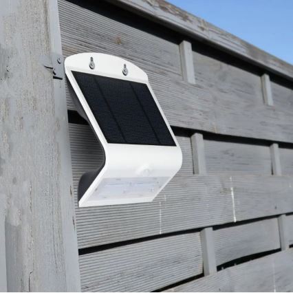 Applique a LED solare con sensore LED/3W/3,7V 3000/4000K IP65 2000 mAh bianco