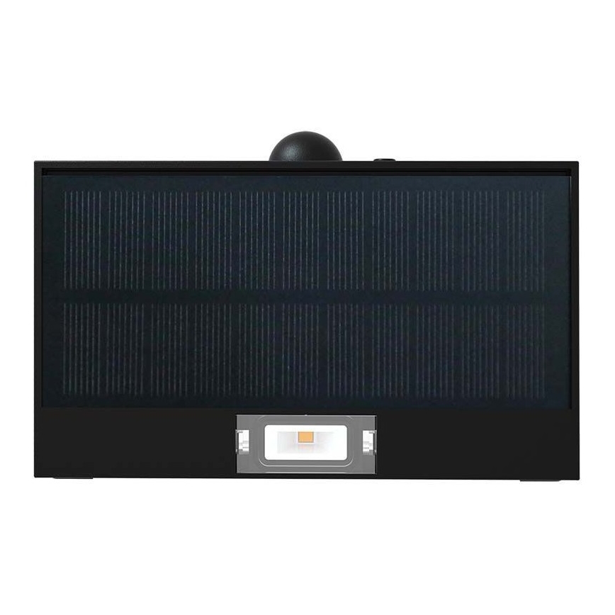 Applique a LED solare con sensore LED/3W/3,7V 3000K/4000K IP65 1200 mAh nero