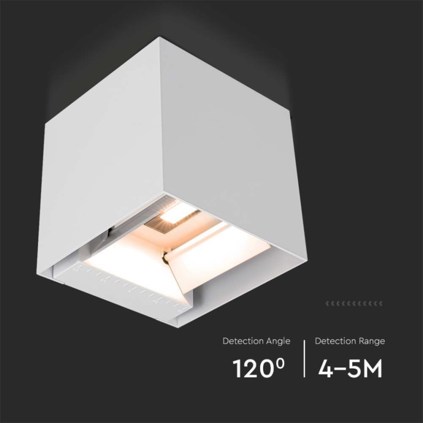 Applique a LED solare con sensore LED/3W/3,7V IP65 4000K 2600 mAh bianco