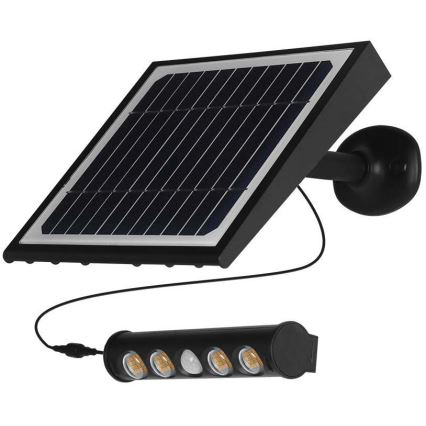 Applique a LED solare con sensore LED/8W/3,7V IP65 6000K 4000 mAh