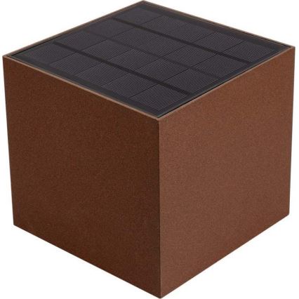 Applique a LED solare con sensore LED/9W/3,7V IP65 3000K marrone