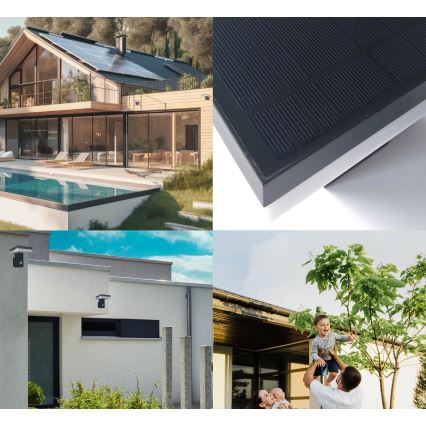 Applique a LED solare con sensore SOLARIS2 LED/5,5W/3,7V 4000K IP44 2600 mAh