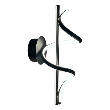 Applique a LED TWIST LED/12W/230V nero